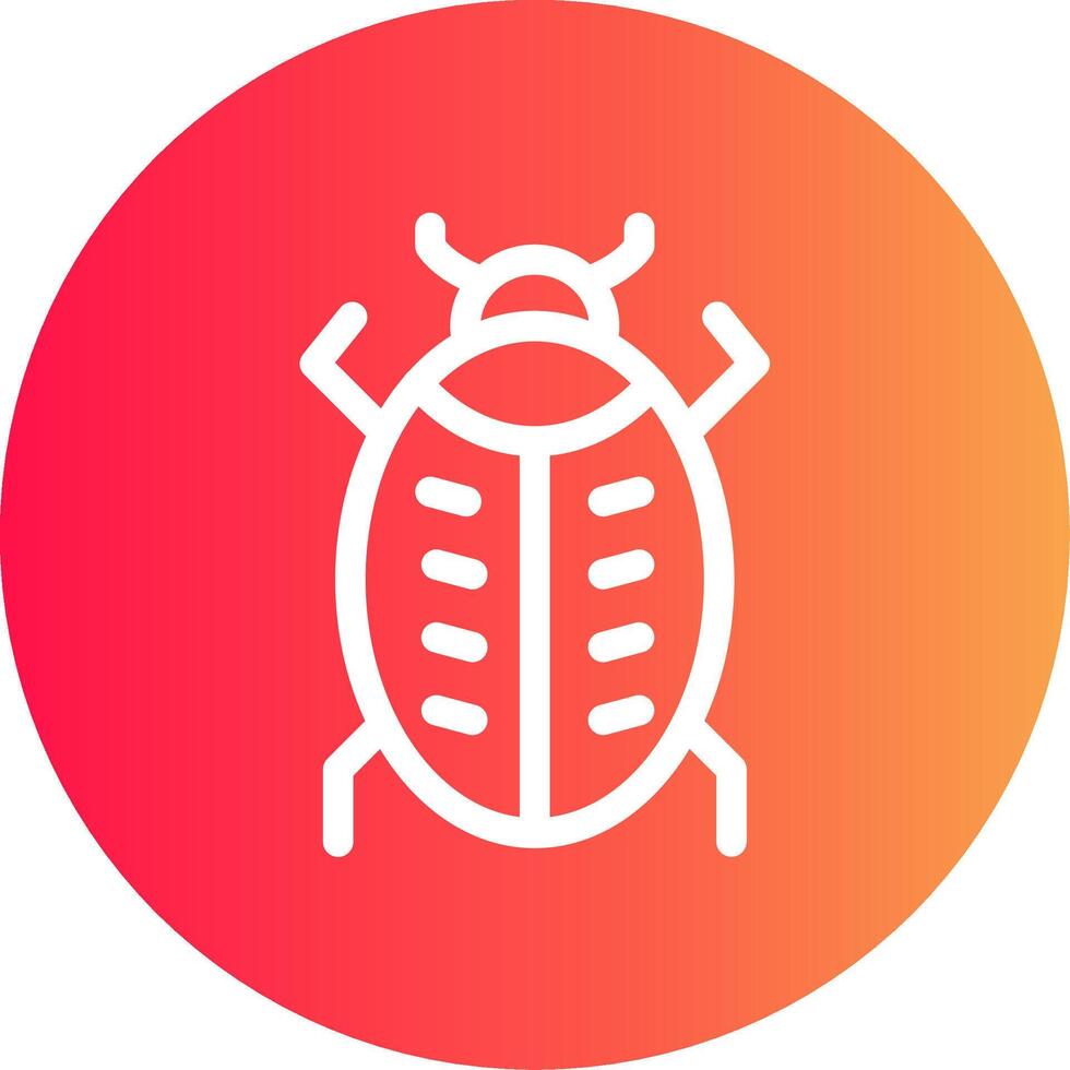 Bug Creative Icon Design vector