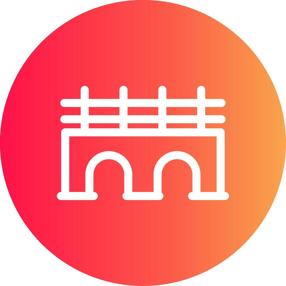 Bridge Creative Icon Design vector