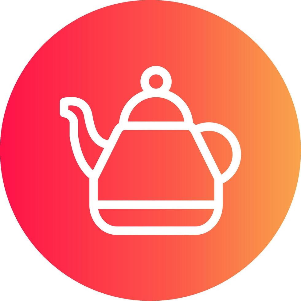 Teapot Creative Icon Design vector