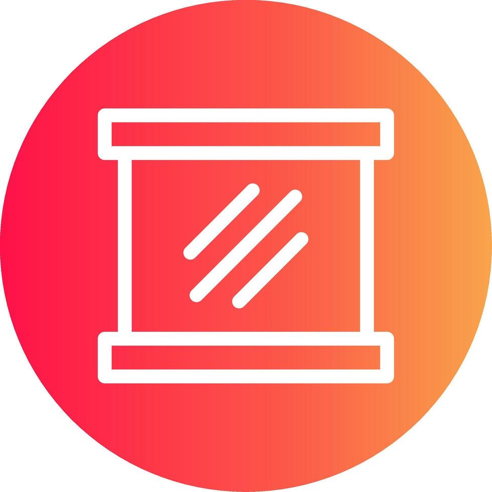 Mirror Creative Icon Design vector
