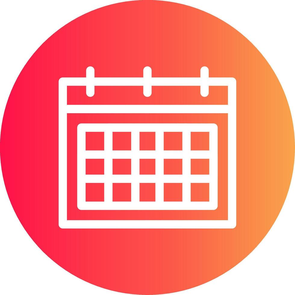 diseño de icono creativo de calendario vector