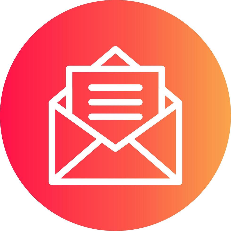 diseño de icono creativo de correo electrónico vector