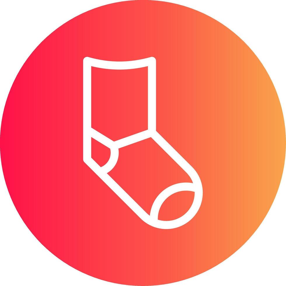 Sock Creative Icon Design vector