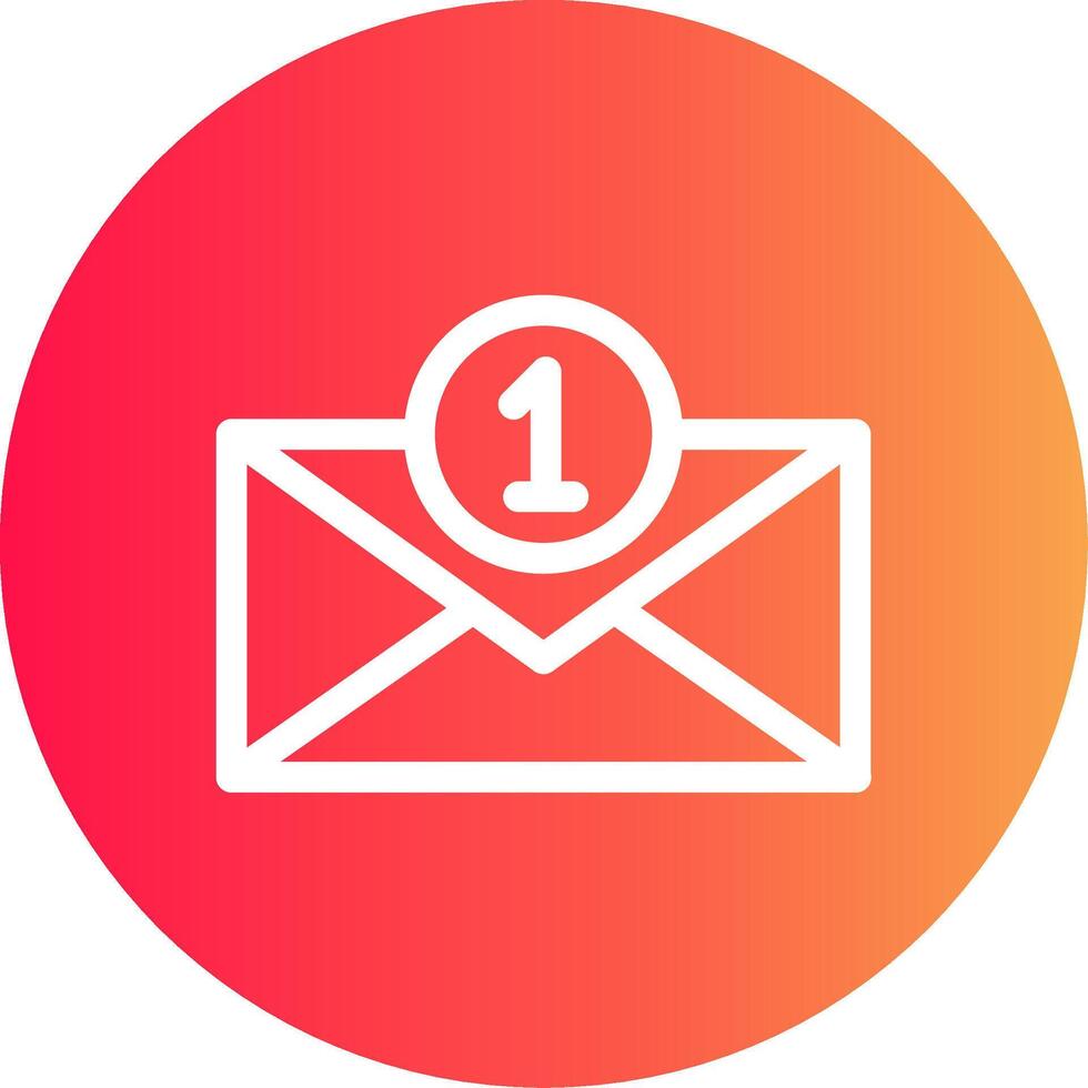 New Email Creative Icon Design vector