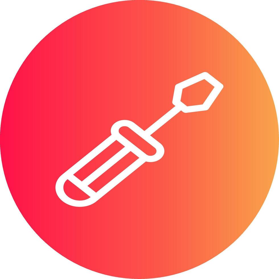 Screwdriver Creative Icon Design vector