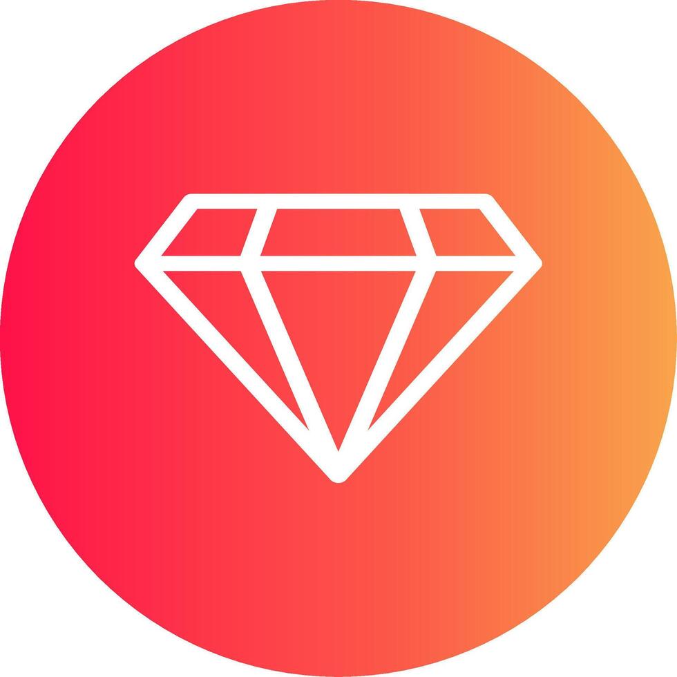 Diamond Creative Icon Design vector