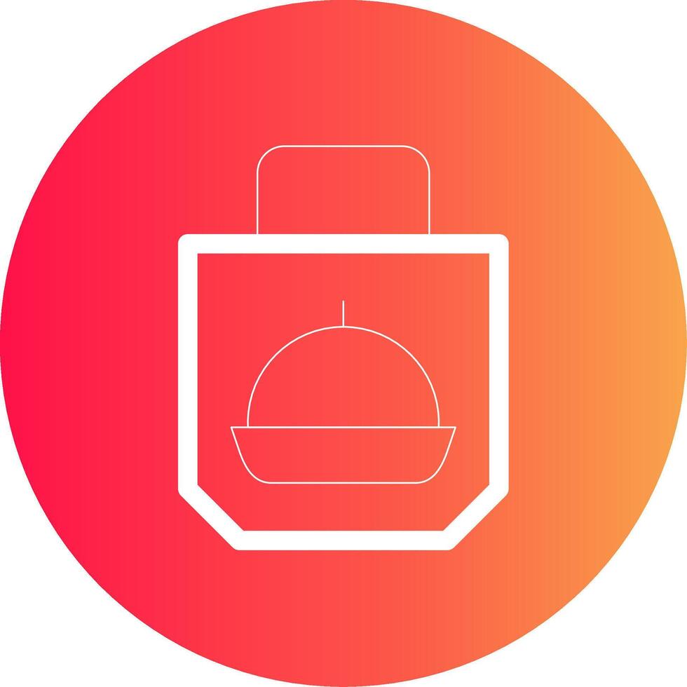 Food Delivery Creative Icon Design vector
