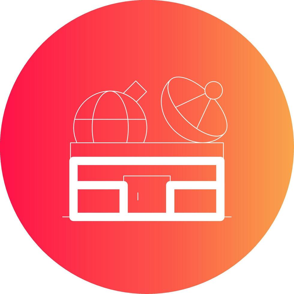 Observatory Creative Icon Design vector