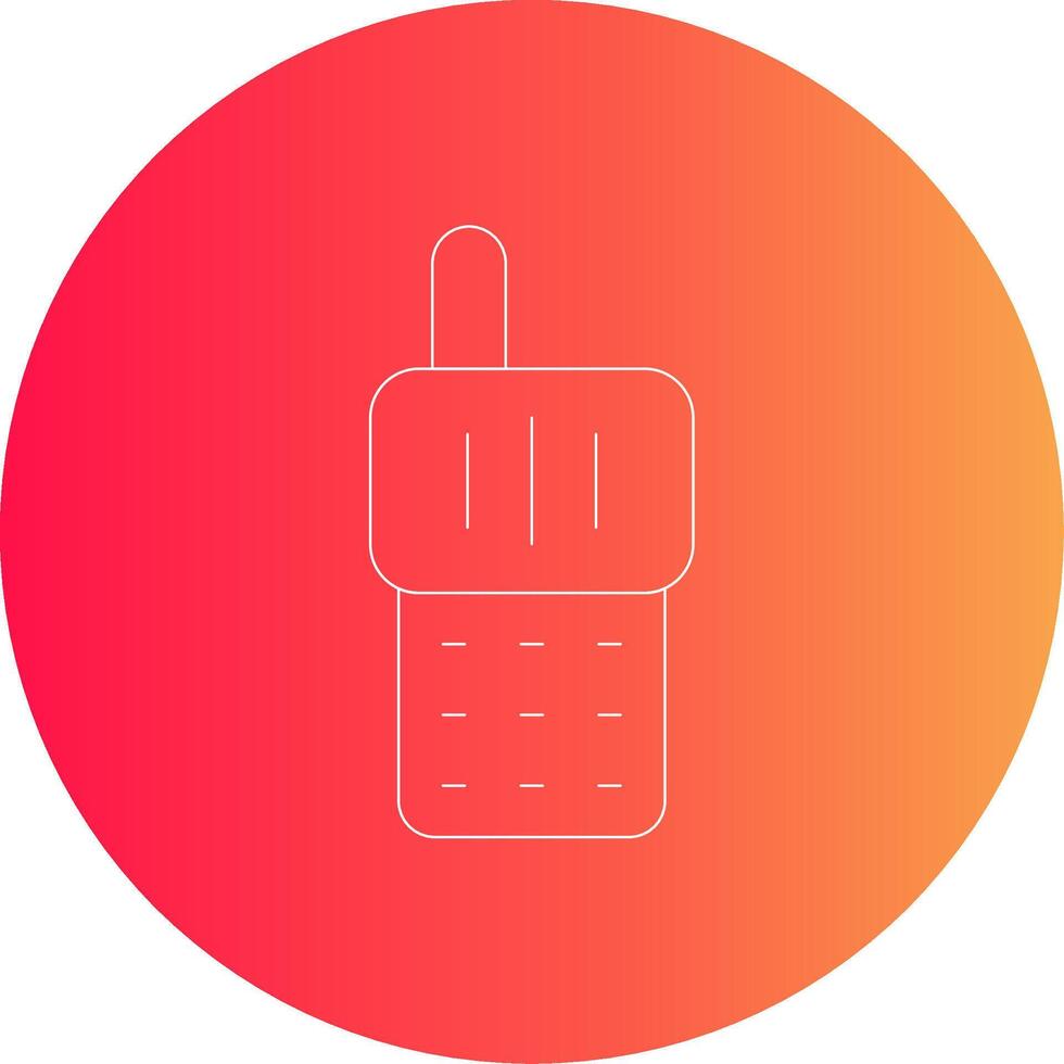 walkie talkies diseño de icono creativo vector