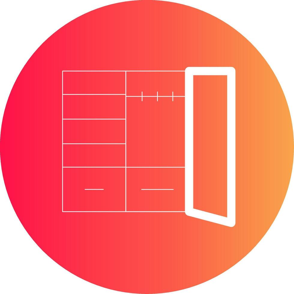 Closet Creative Icon Design vector