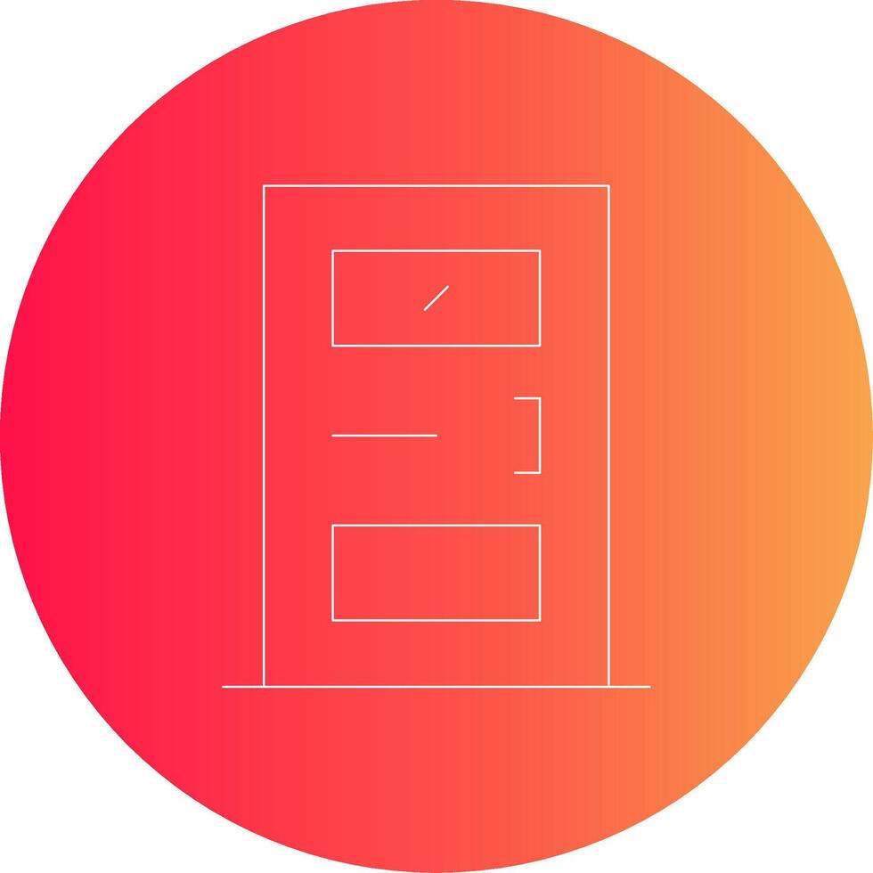 diseño de icono creativo de puerta vector