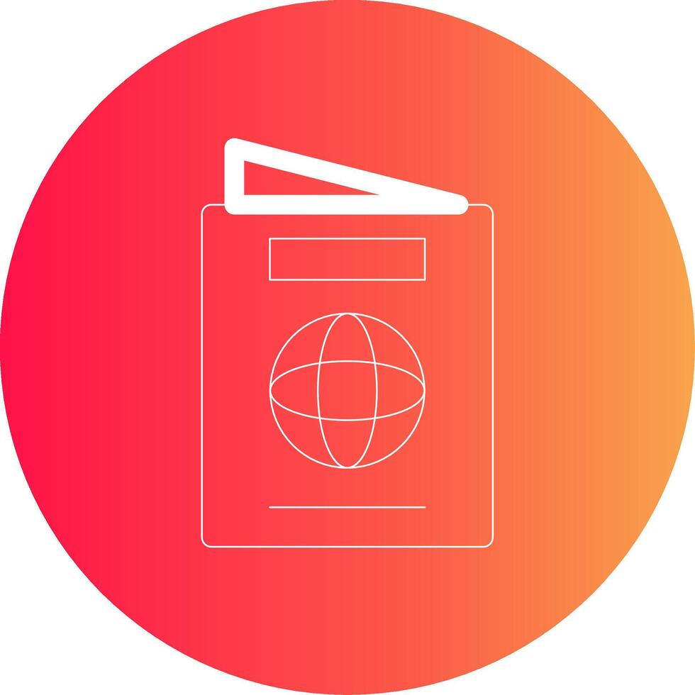 Passport Creative Icon Design vector