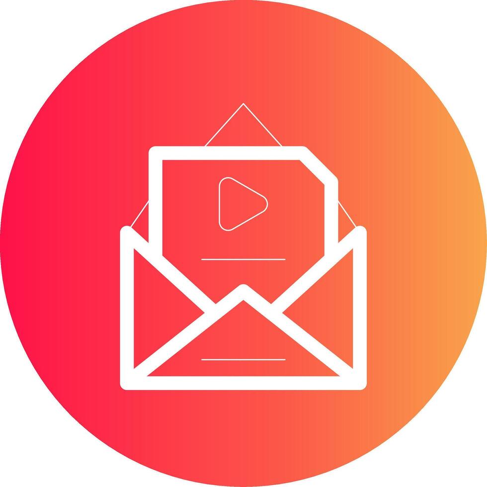 diseño de icono creativo de publicidad por correo vector