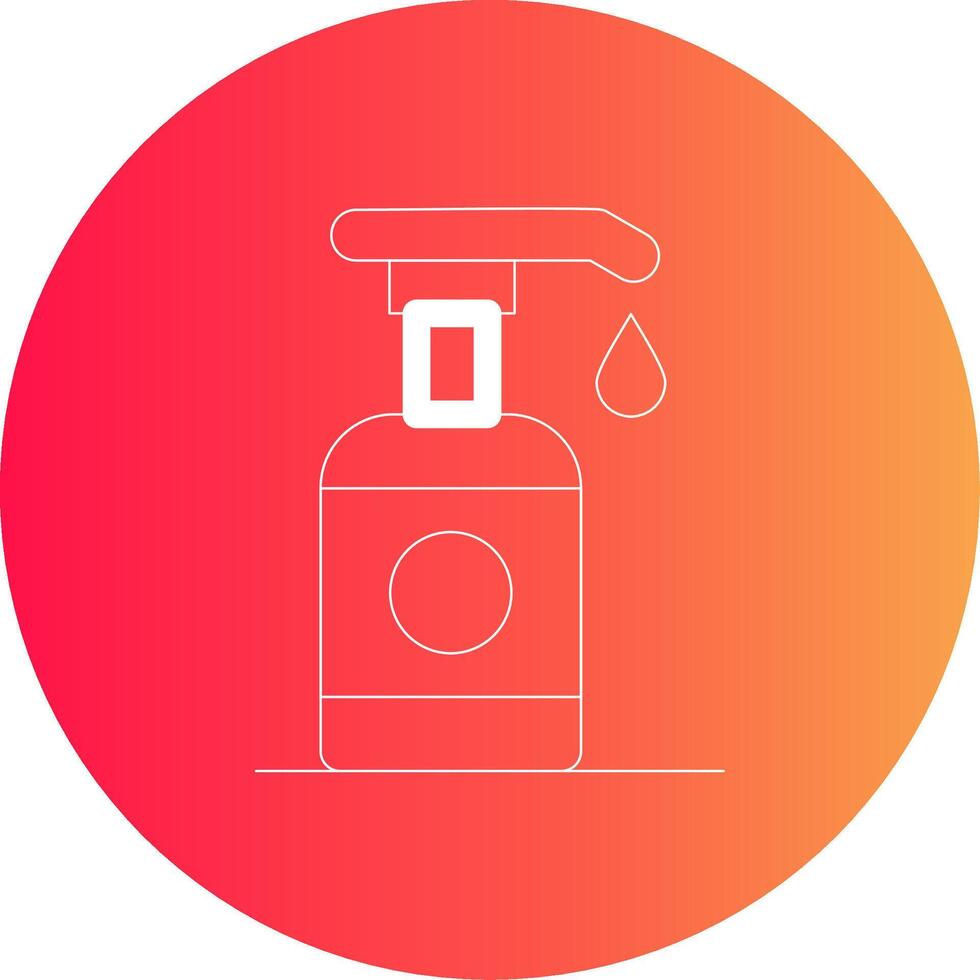 Shampoo Creative Icon Design vector