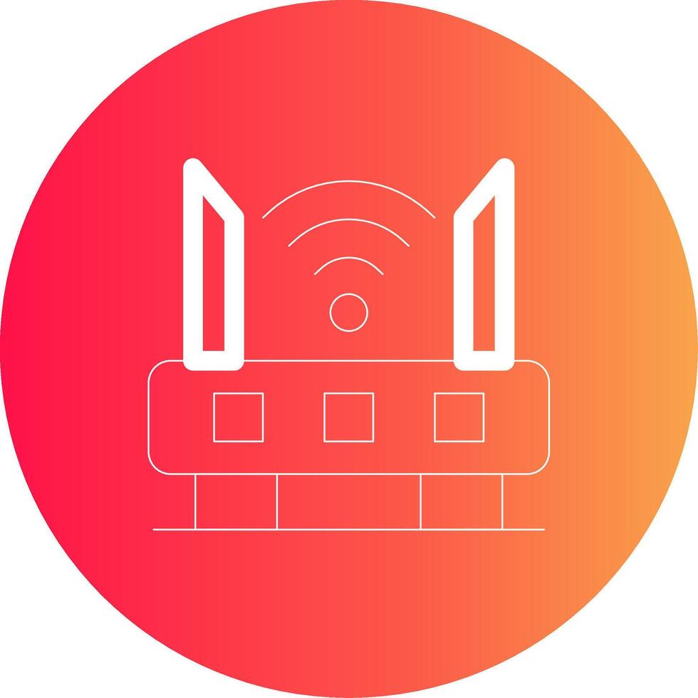 Router Creative Icon Design vector