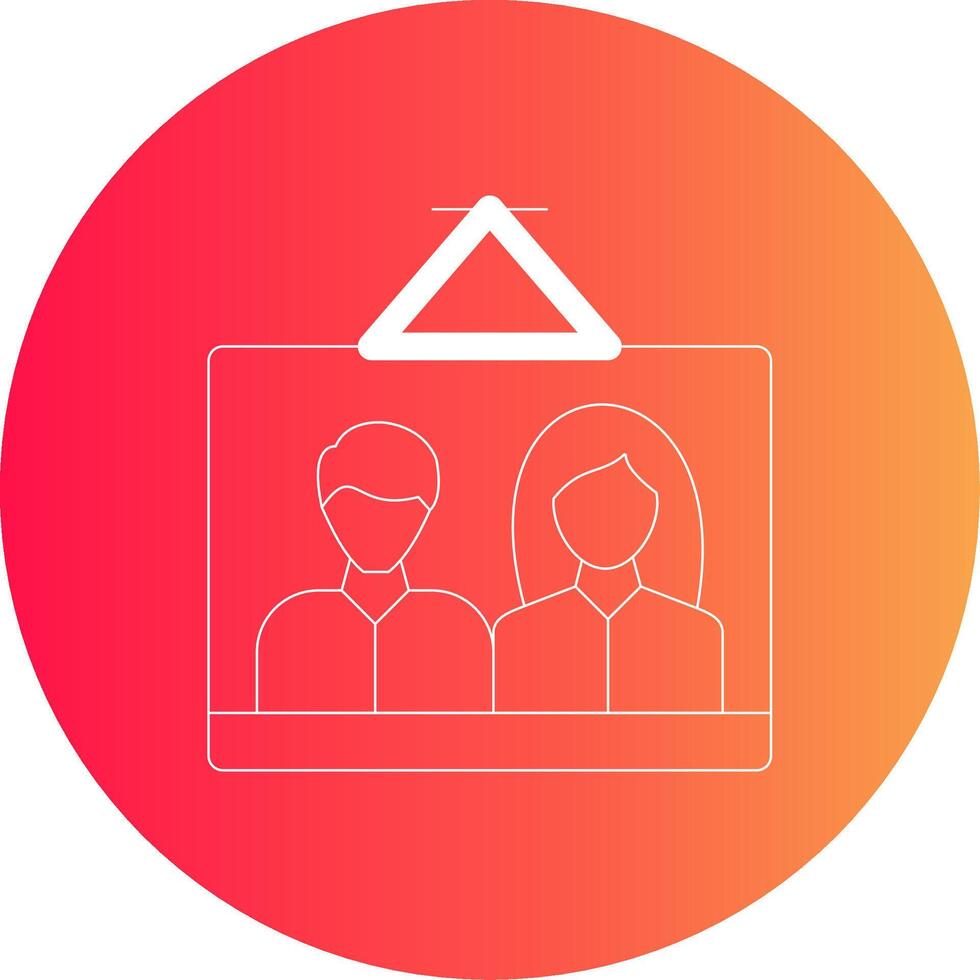 Frame Creative Icon Design vector