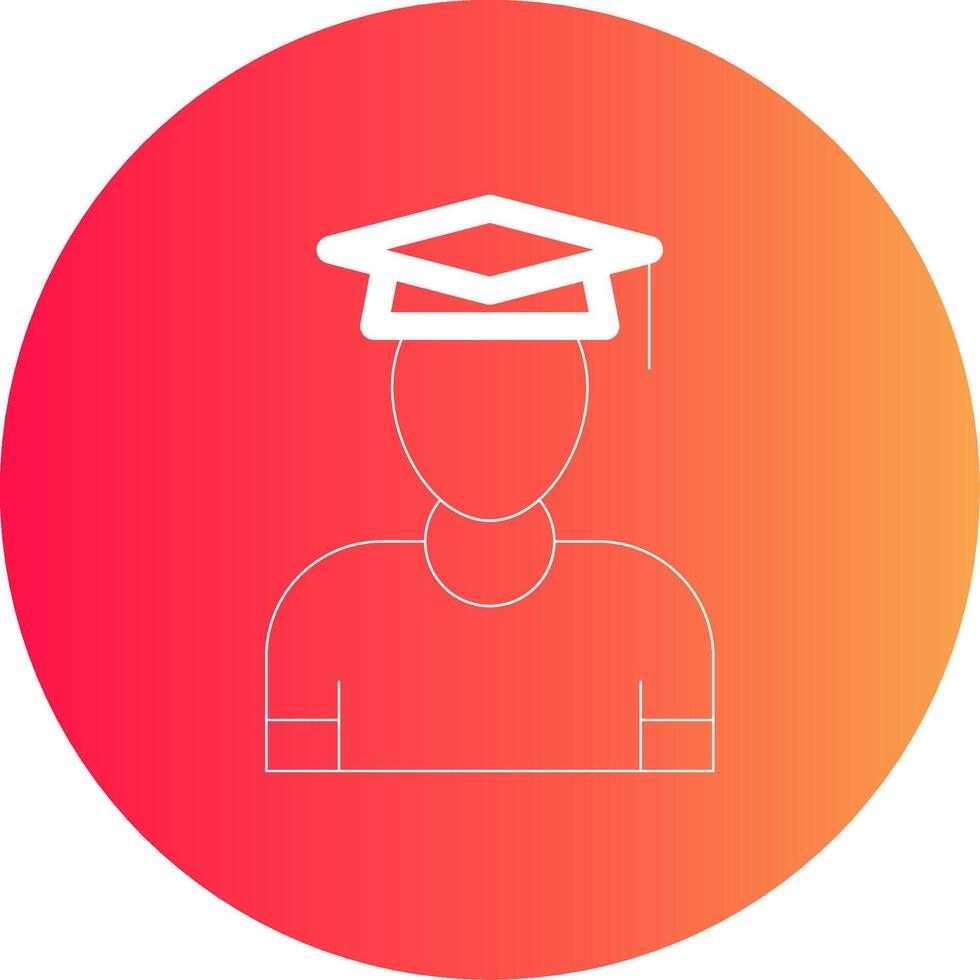 Graduate Creative Icon Design vector