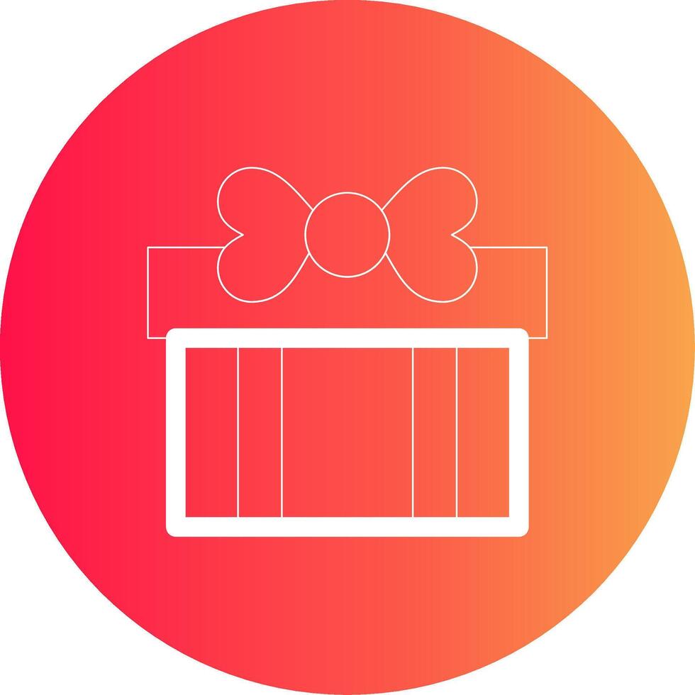 Giftbox Creative Icon Design vector