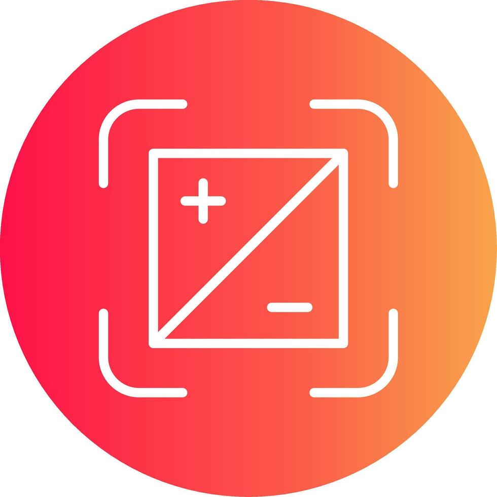 Exposure Creative Icon Design vector