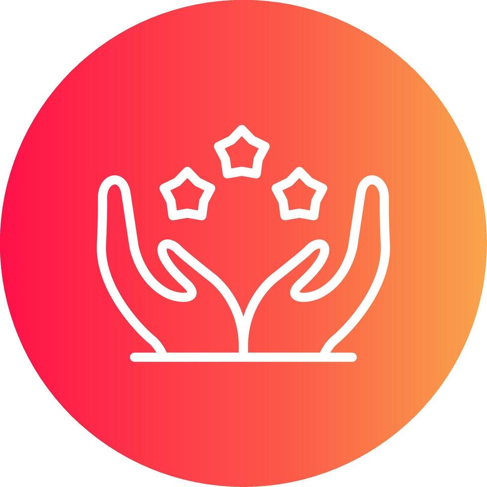 diseño de icono creativo de oración vector