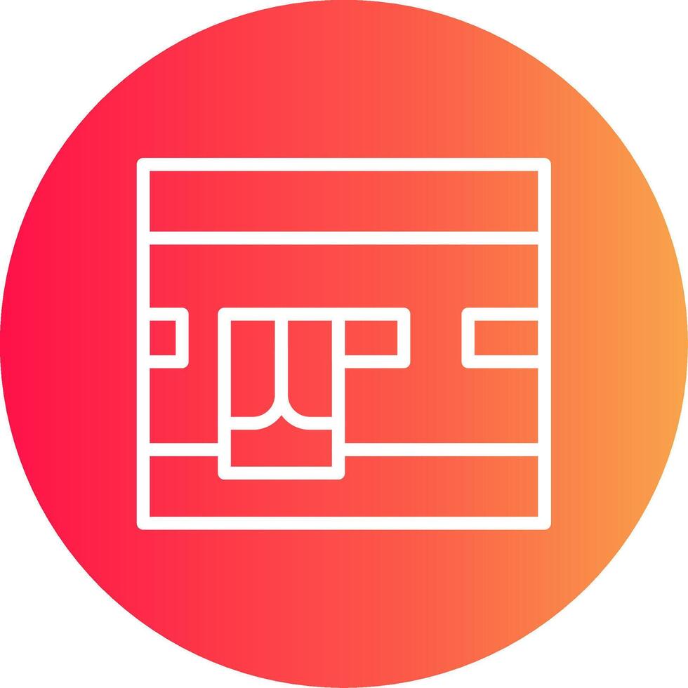 Kaaba Creative Icon Design vector