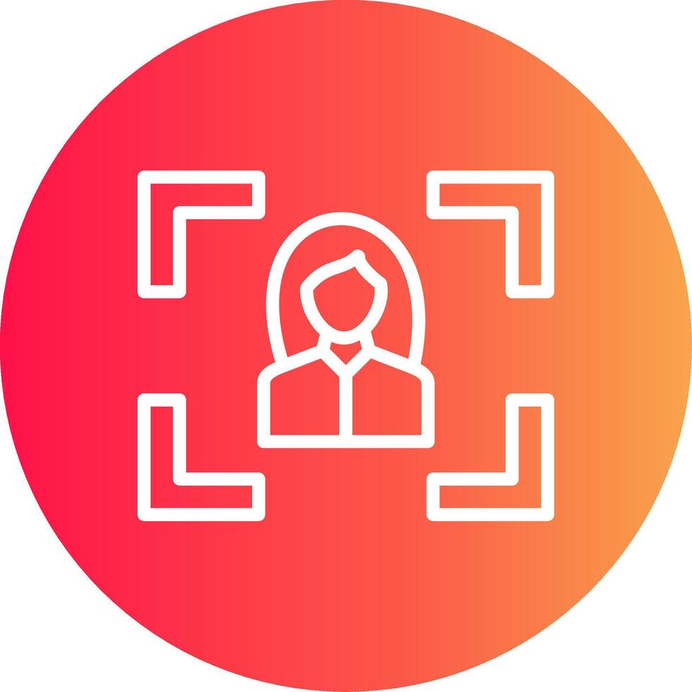 Portrait Creative Icon Design vector