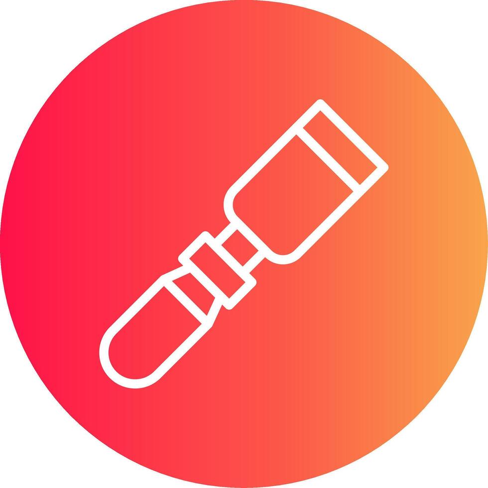 Chisel Creative Icon Design vector