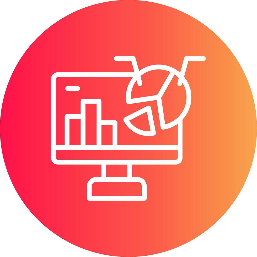 Data Analytics Creative Icon Design vector
