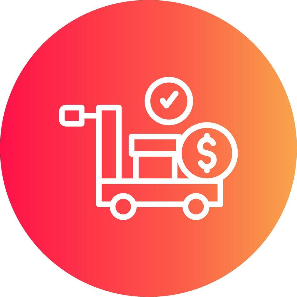 Procurement Creative Icon Design vector