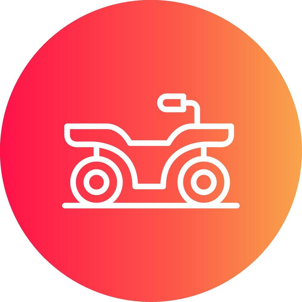 Quad Creative Icon Design vector