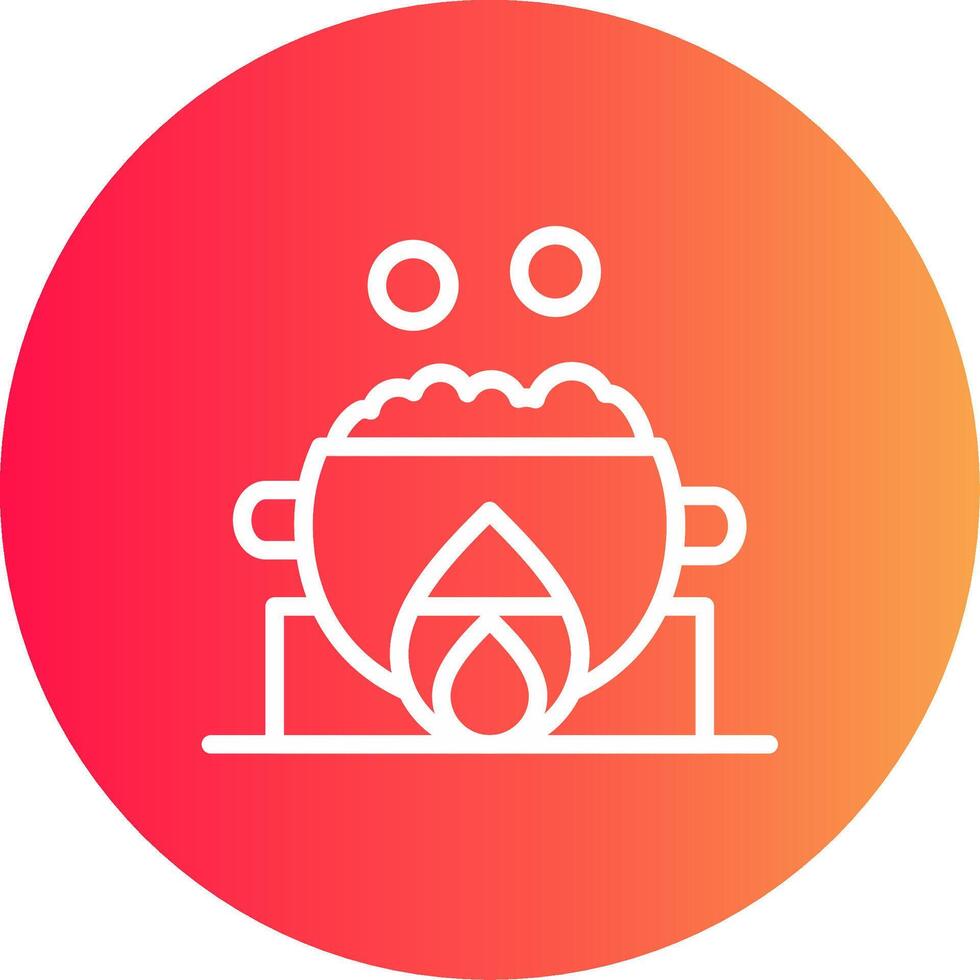 Cauldron Creative Icon Design vector