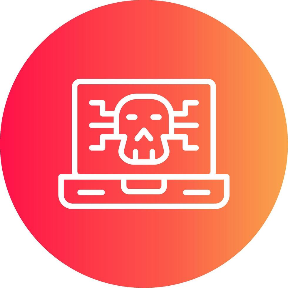 Malware Creative Icon Design vector