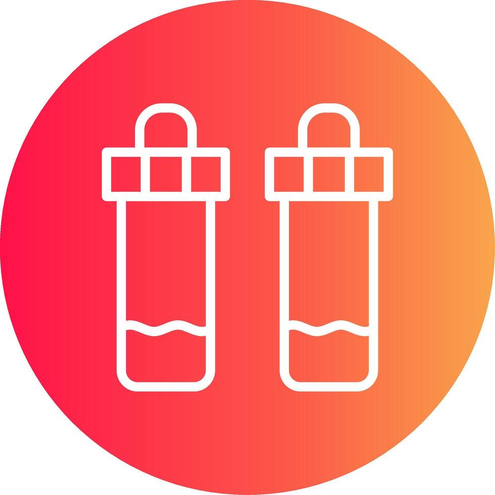 Test Tube Creative Icon Design vector