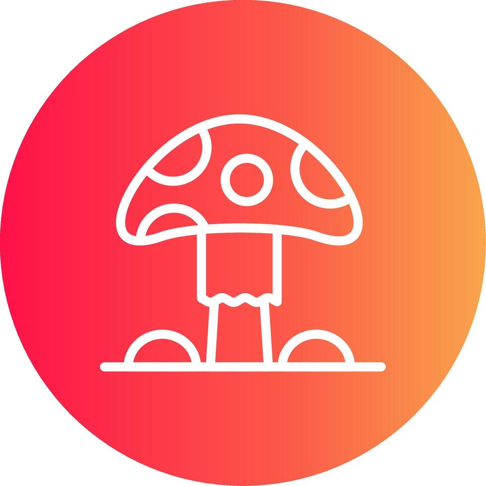 Mushroom Creative Icon Design vector