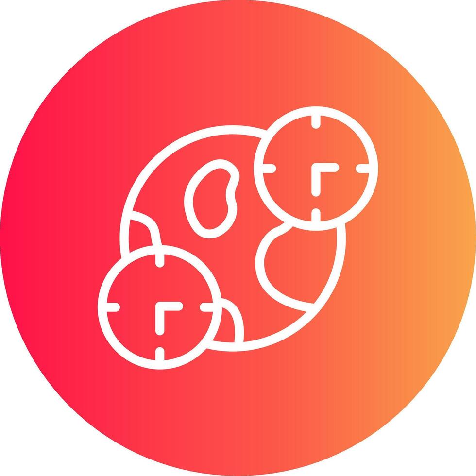 Jet Lag Creative Icon Design vector