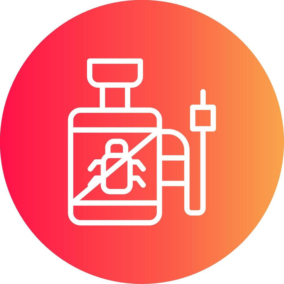 Pesticide Creative Icon Design vector