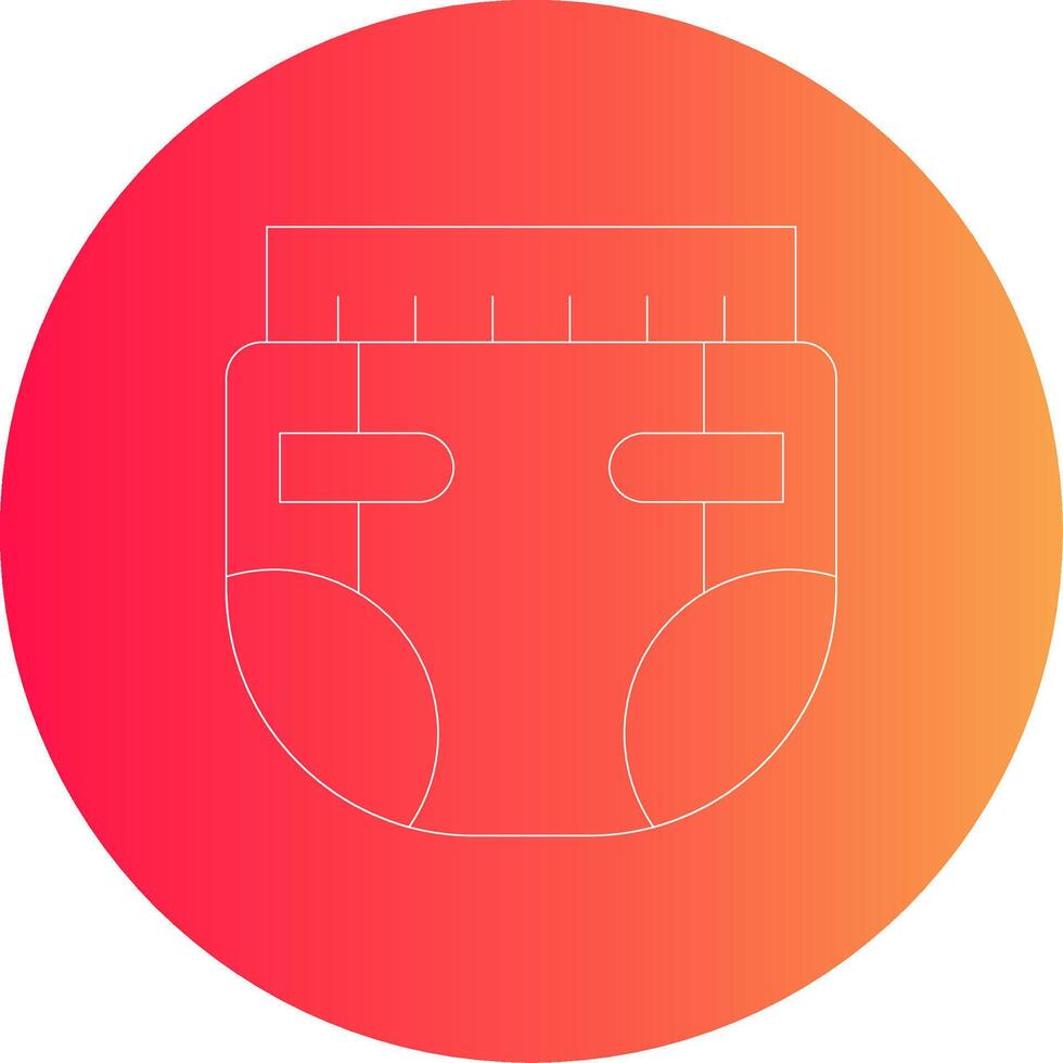 Diaper Creative Icon Design vector
