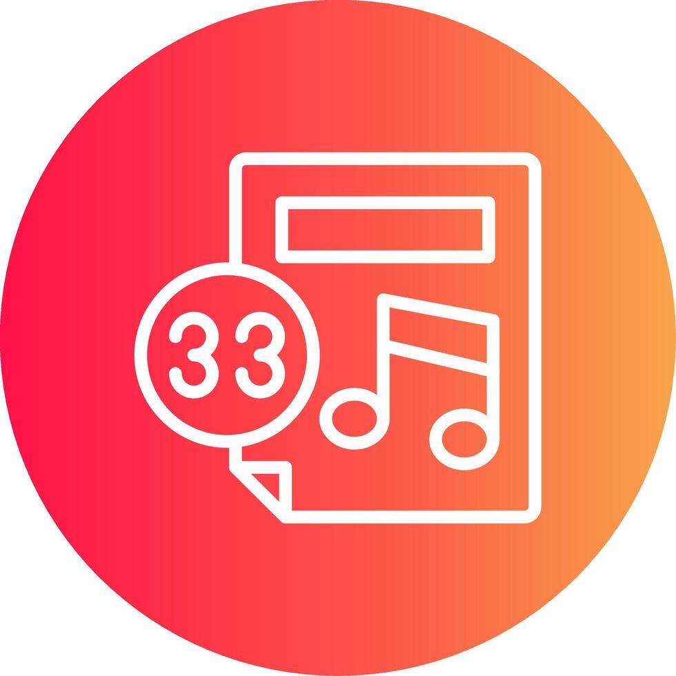 Music Score Creative Icon Design vector