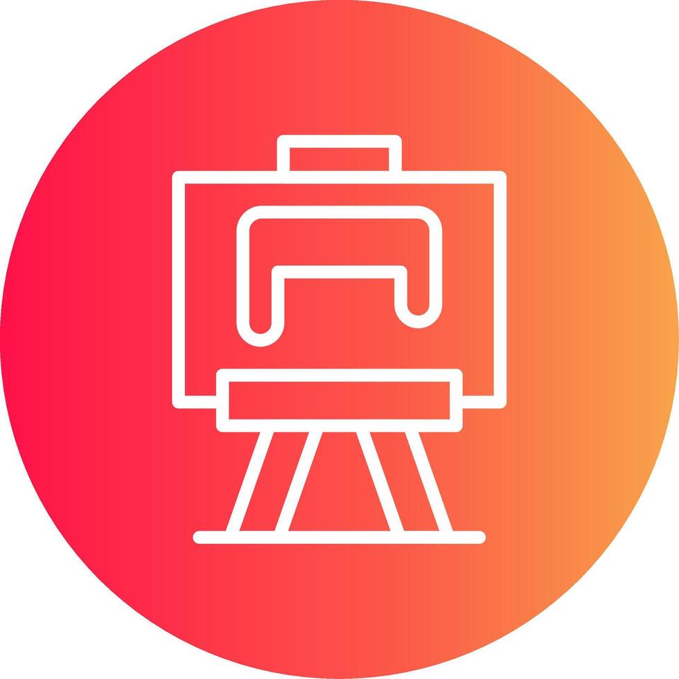 Paint Canvas Creative Icon Design vector