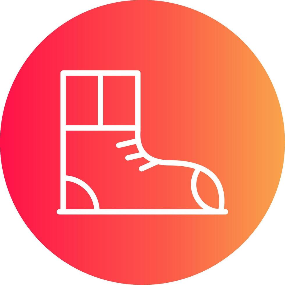 diseño de icono creativo de botas vector