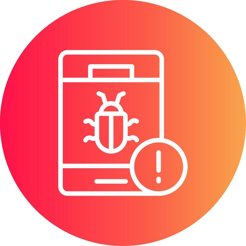Bug Creative Icon Design vector