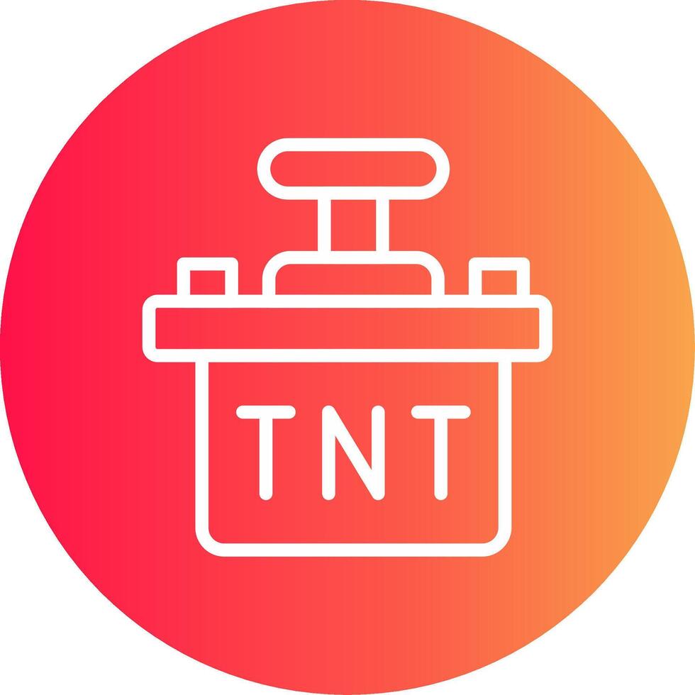 diseño de icono creativo tnt vector