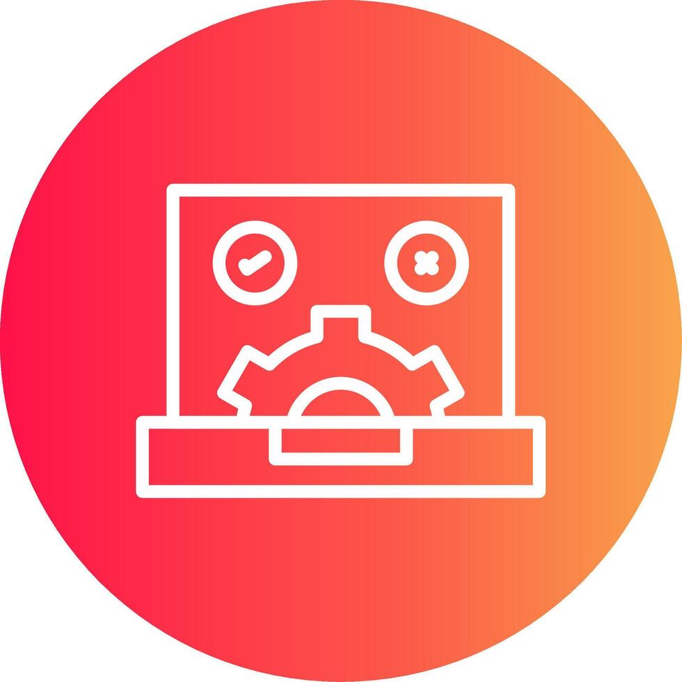 QA Testing Creative Icon Design vector