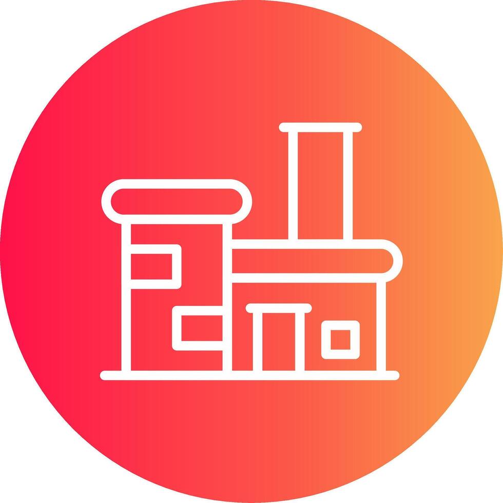 Factory Creative Icon Design vector