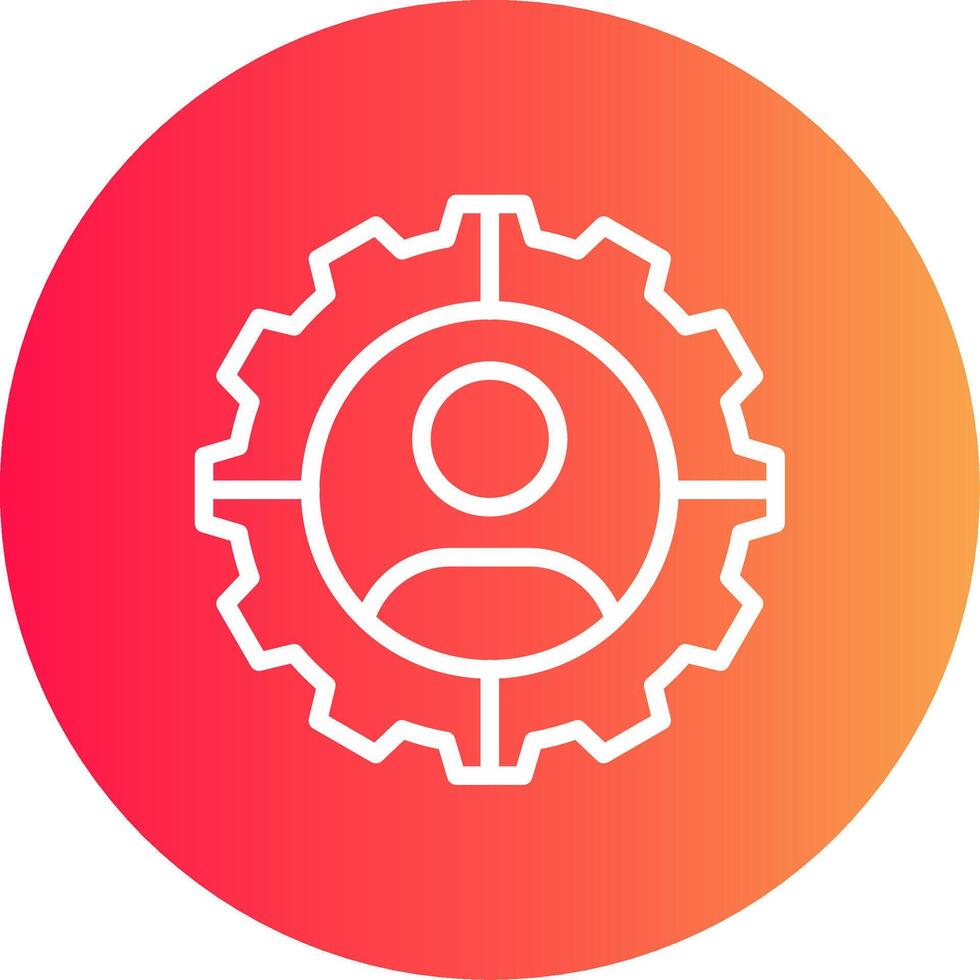 Personalization Creative Icon Design vector
