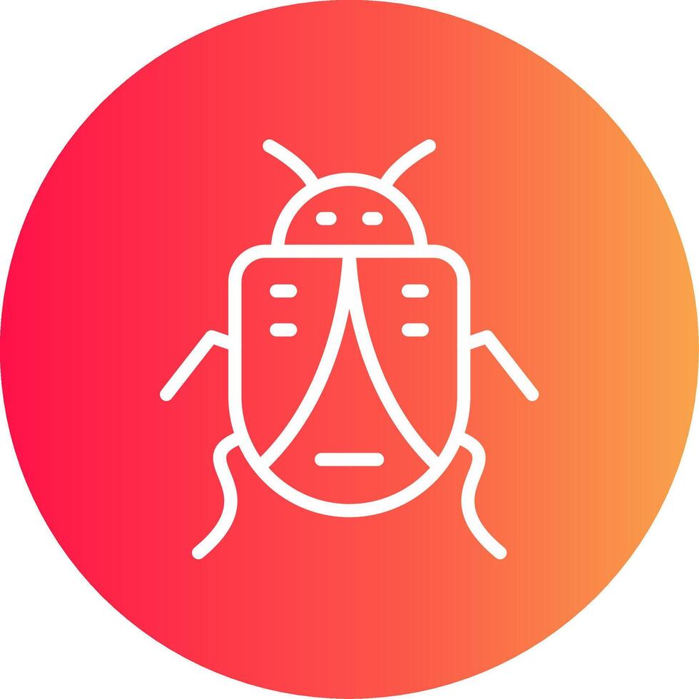Bug Creative Icon Design vector