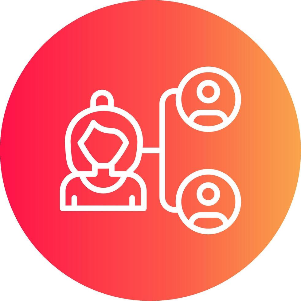 Manager Creative Icon Design vector