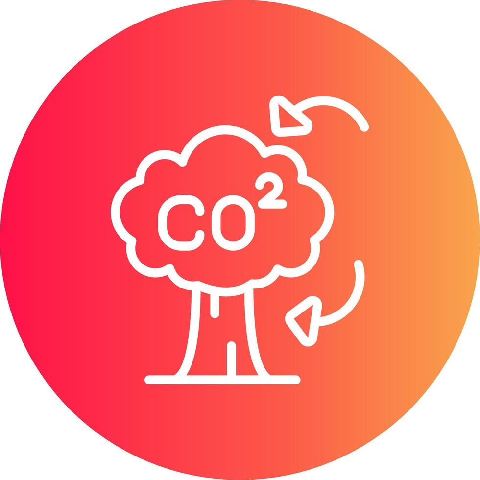 CO2 Creative Icon Design vector