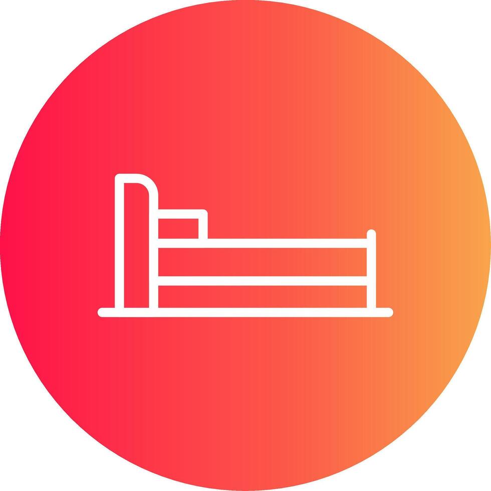 Bed Creative Icon Design vector