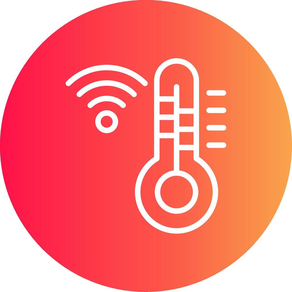 Thermostat Creative Icon Design vector